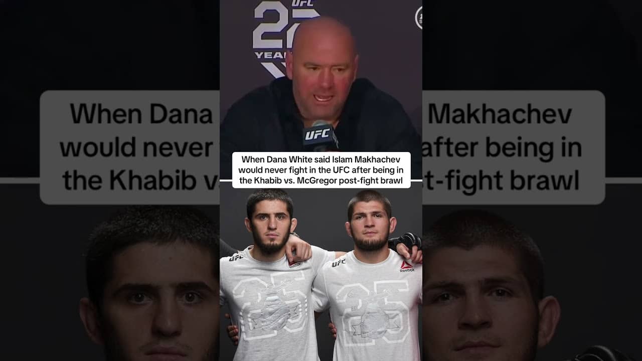 Khabib issued an ultimatum that he'd leave UFC if Islam & other teammates were fired š¤ (via @UFC/TT)