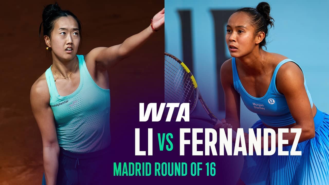 Ann Li vs. Leylah Fernandez | 2026 Madrid Round of 16 | WTA Match Highlights