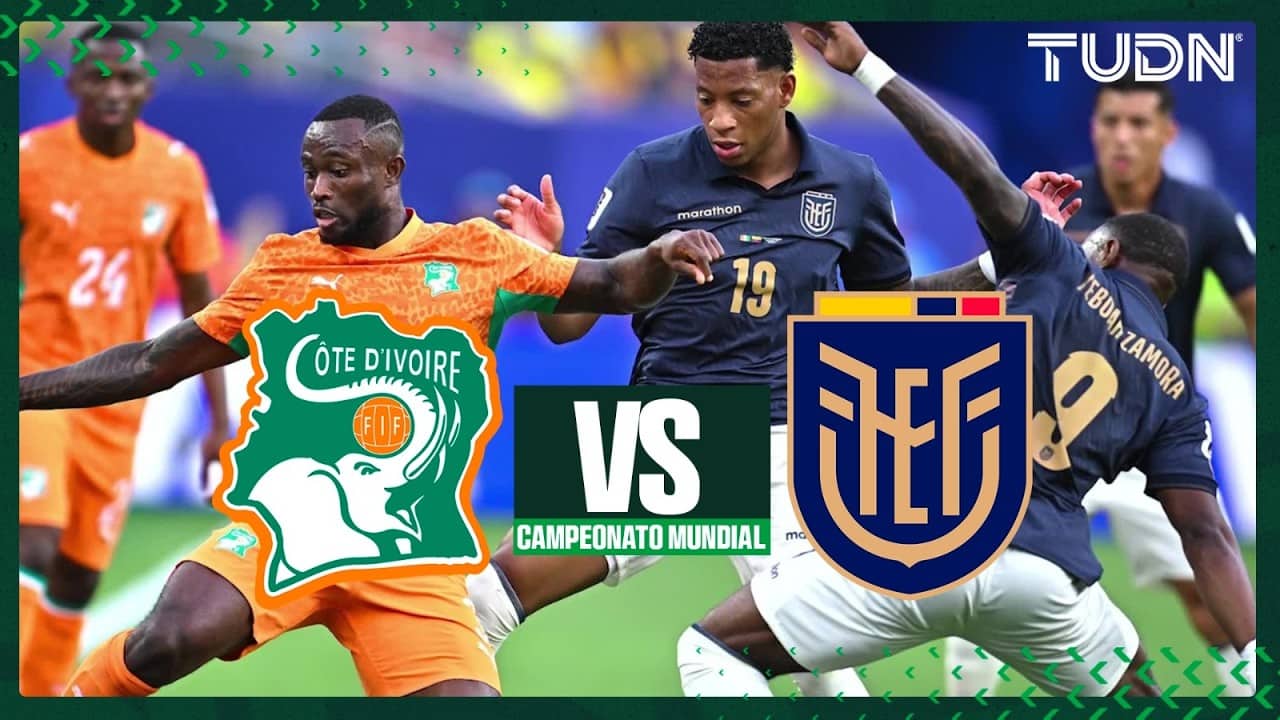 LO MEJOR: Costa de Marfil vs Ecuador | Primer Tiempo | TUDN