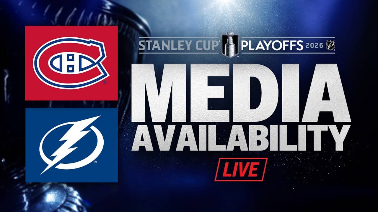 Montreal Canadiens @ Tampa Bay Lightning Game 6 Post-Game Media Availability