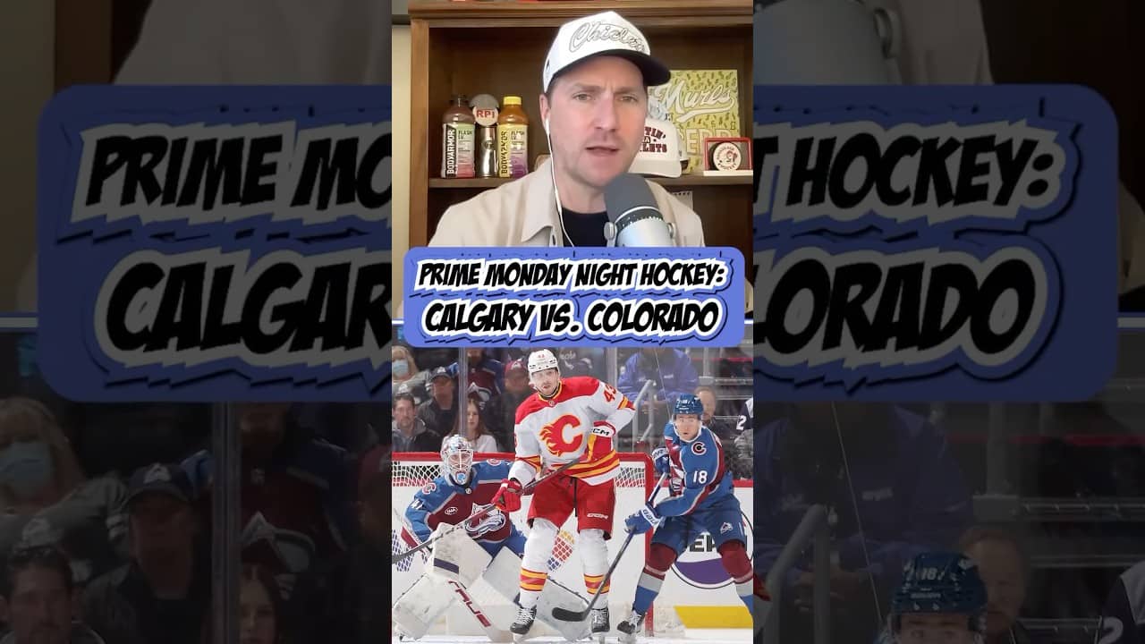 Calgary and Colorado clash tonight at 8:30PM EST on Prime Monday Night Hockey @PrimeVideoCA