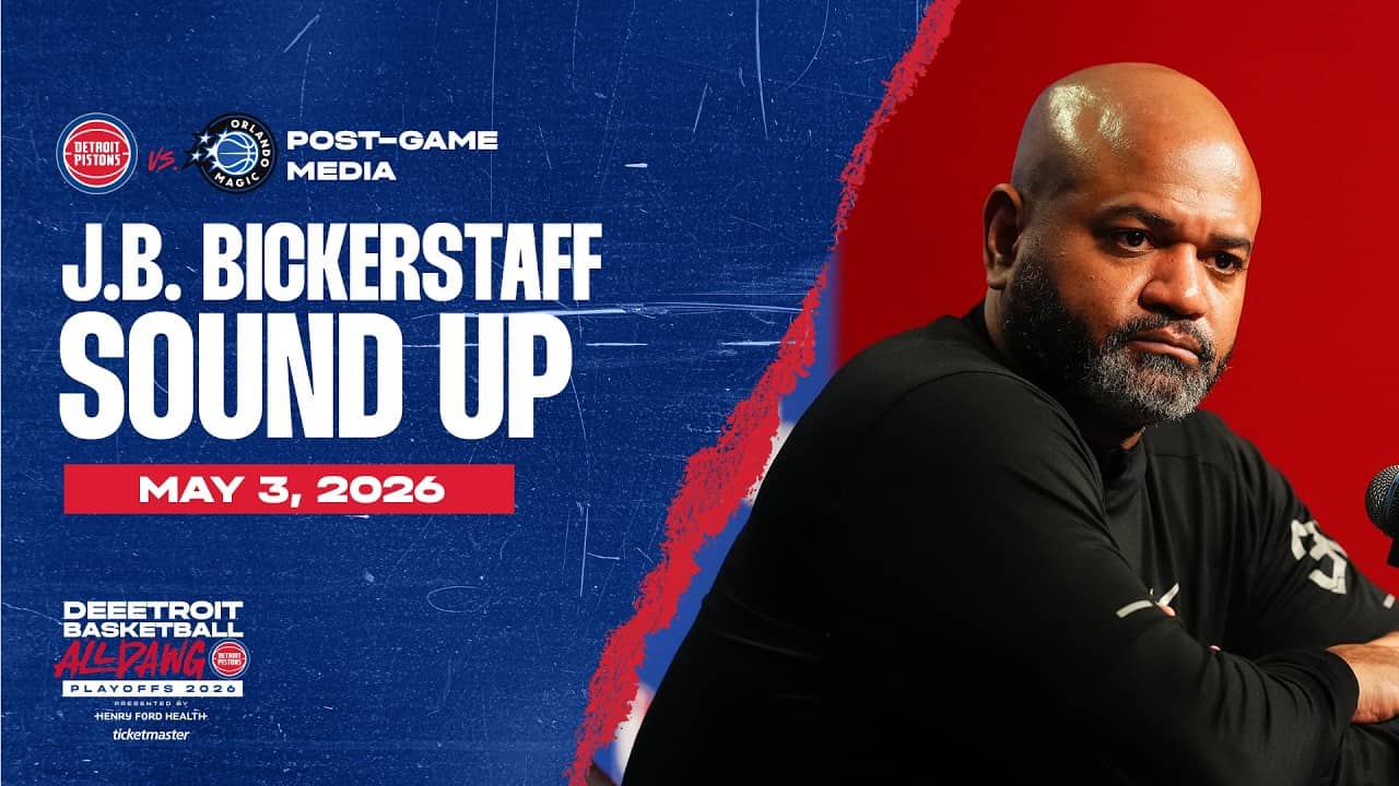 Game 7: Post-Game Press Conference: J.B. Bickerstaff | Pistons vs. Magic | 05.03.26