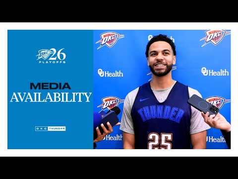 Practice Media Availability | Ajay Mitchell | NBA Playoffs | April 18, 2026