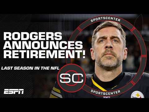π¨ Breaking News π¨ Aaron Rodgers plans to retire from the NFL after this season | SportsCenter