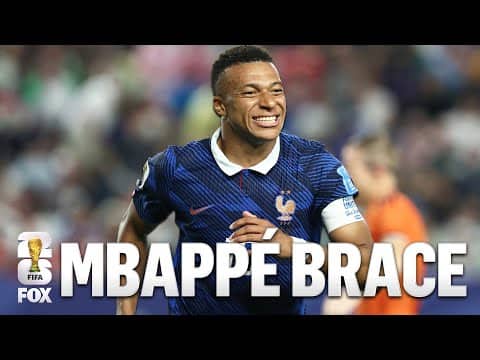 France’s Kylian Mbappé Scores Two Goals vs Iraq | 2026 FIFA World Cup™