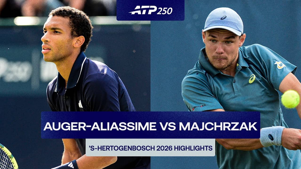 Felix Auger-Aliassime vs. Kamil Majchrzak Highlights | ‘s-Hertogenbosch 2026 Quarter-Final
