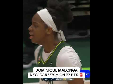 Dominique Malonga is the youngest player in WNBA history with a 30-PT, 10-REB game π