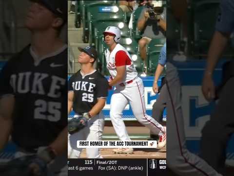 404 ft blast by Dalton Bargo π₯ #duke #collegebaseball #ncaabaseball #baseball #collegesports