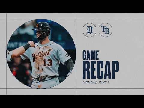 Game Highlights: Tigers Slug Five Home Runs in Win vs. Rays | 6/1/26