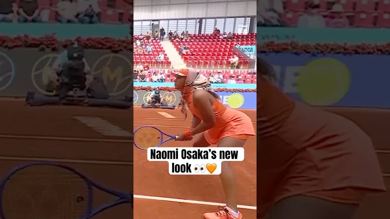 Always making an entrance ππ§‘ #naomiosaka #mmopen #fashion