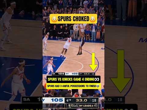 Spurs BIGGEST CHOKE in NBA HISTORY🤦♂️