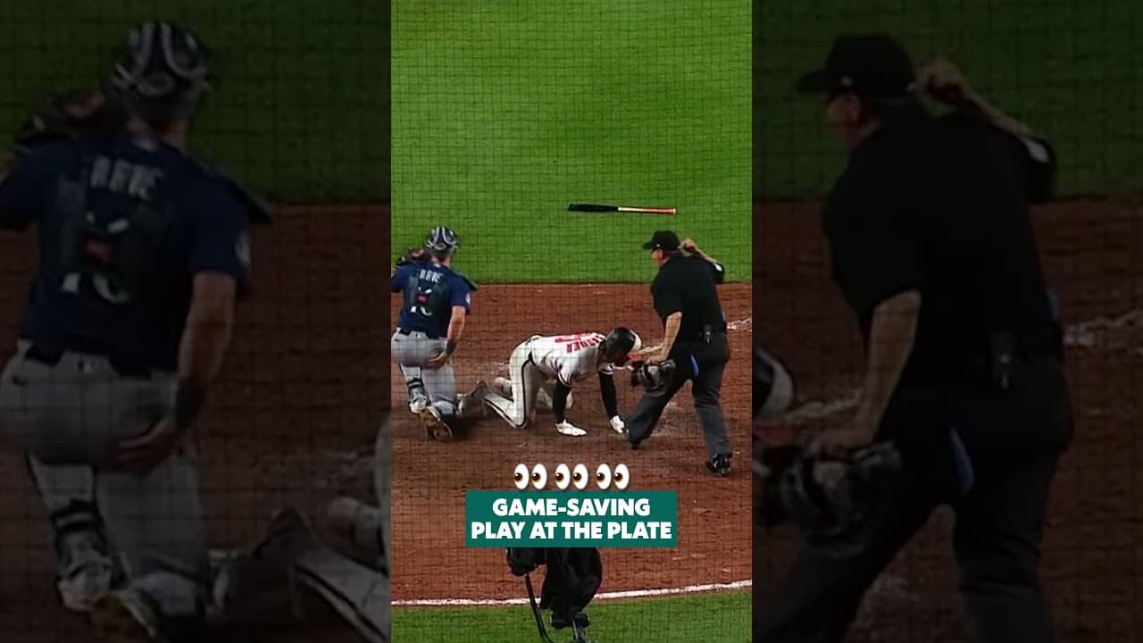 SAVED THE GAME. #baseball #mlb #sports #highlights #mariners