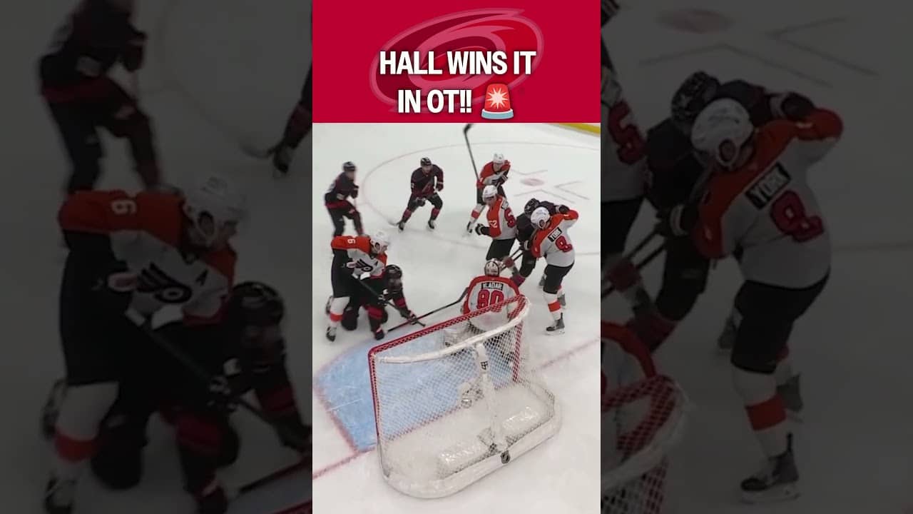 Canes Up 2-0 π¨ Hall OT Winner