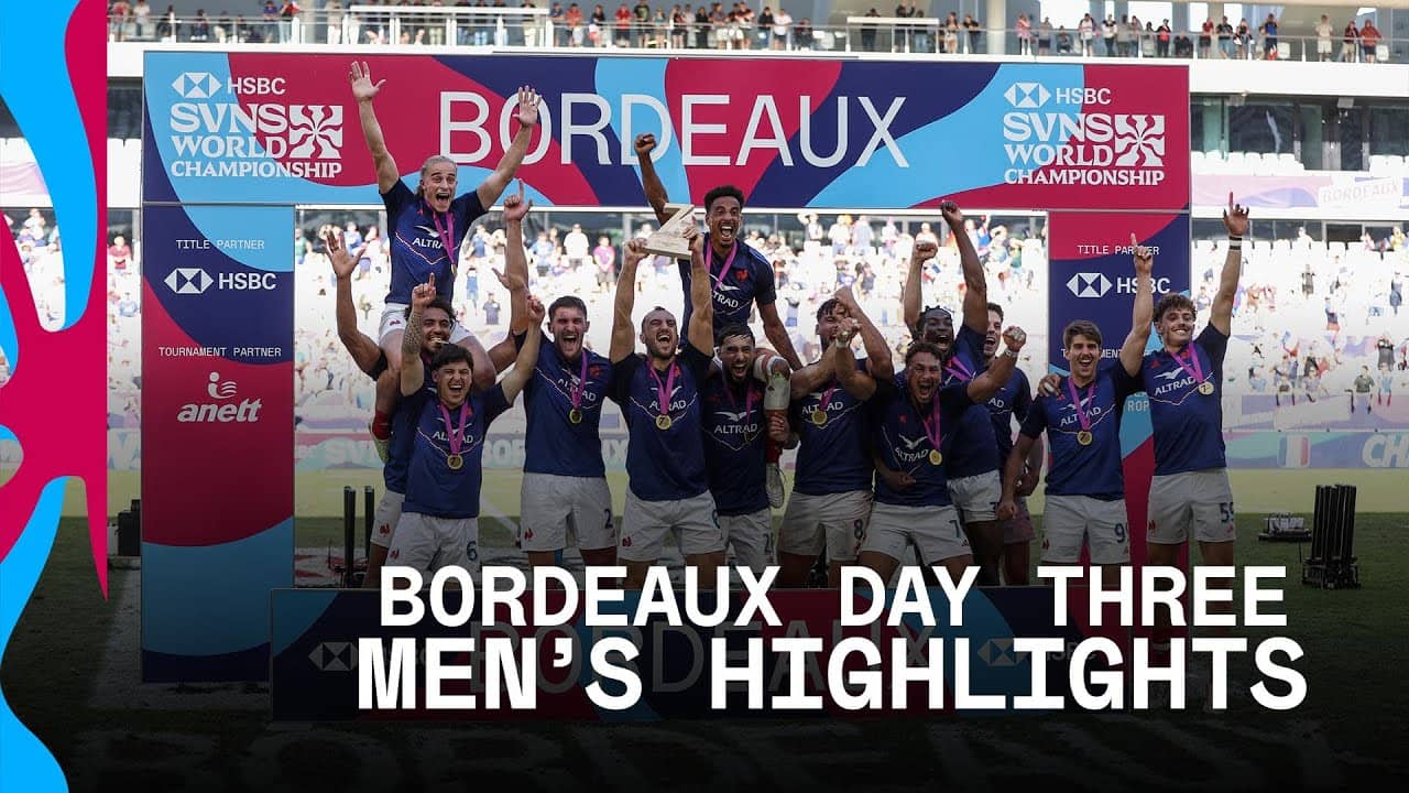 HISTORY for Les Bleues π«π· | HSBC SVNS Bordeaux 2026 | Day Three Men's Highlights
