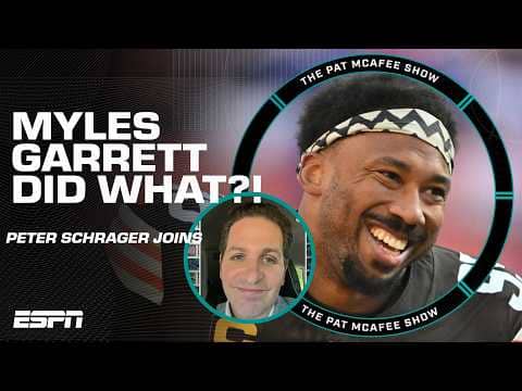 Peter Schrager details Myles Garrett's first day as a Ram | The Pat McAfee Show