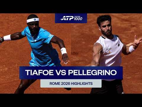 Frances Tiafoe vs. Andrea Pellegrino Highlights | Rome 2026 Round 3