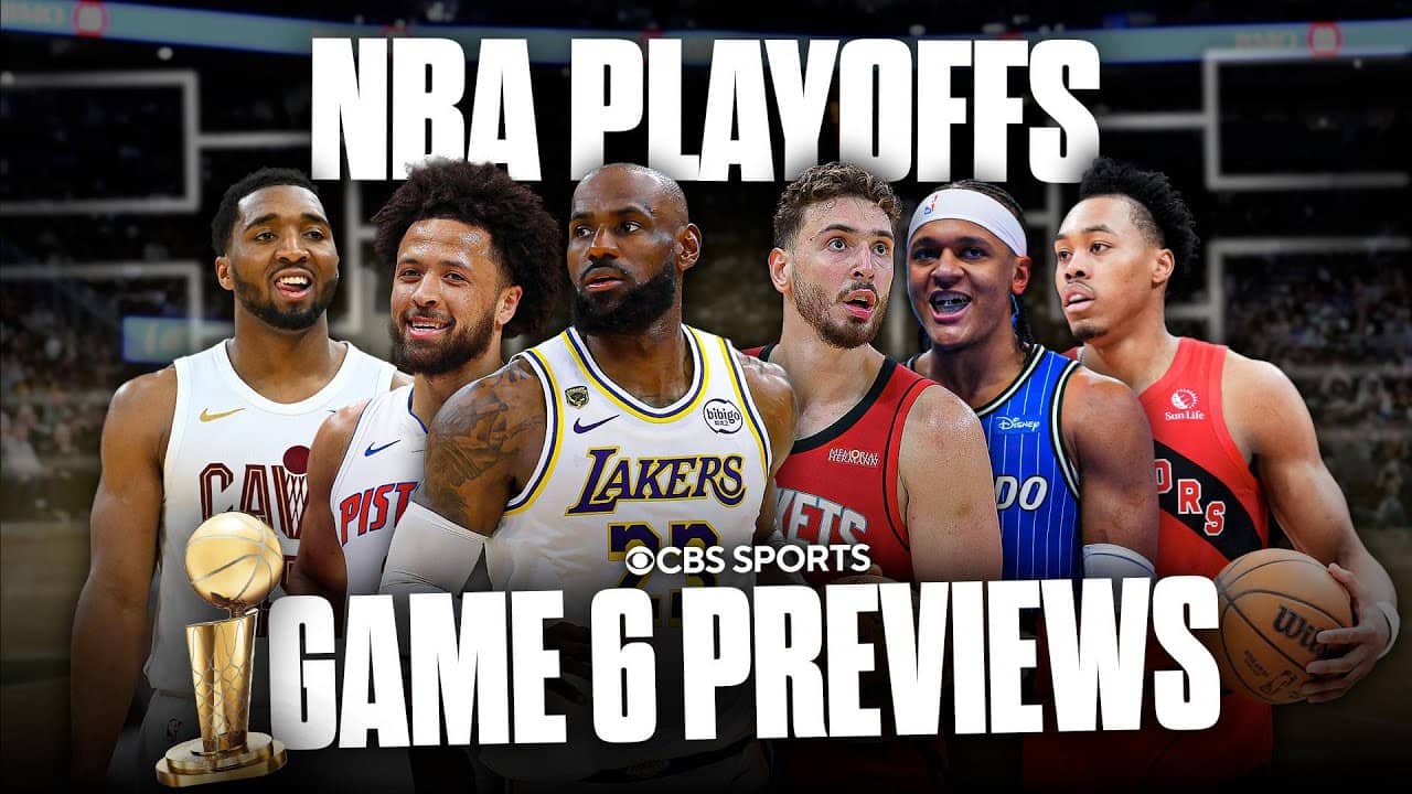 NBA Playoffs Game 6 Previews: Lakers vs. Rockets, Magic vs. Pistons, & Cavs vs. Raptors 🍿
