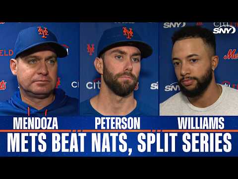 Carlos Mendoza, David Peterson and Devin Williams on Mets’ close win in Washington