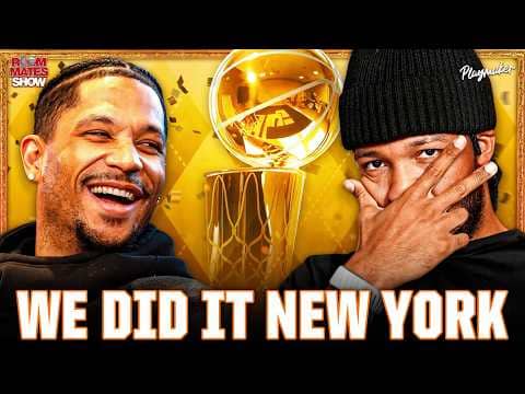 Jalen & Josh Manifested Knicks WINNING NBA TITLE! Championship Moments from the Roommates π