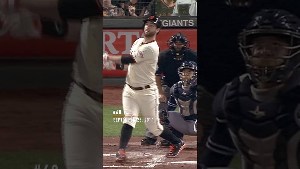 Did you know: Brandon Belt’s 10 Splash Hits are the second-most in Oracle Park history 💦