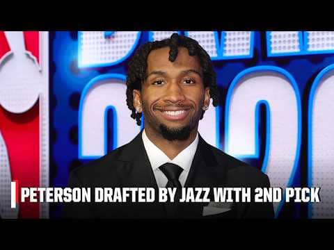Utah Jazz pick Darryn Peterson with 2nd overall pick | 2026 NBA Draft