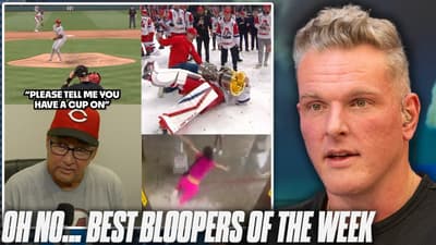 Pitcher Takes One To "The Meat", Hockey Player Body Slammed By Trophy, & BROCK LESNAR IS BACK