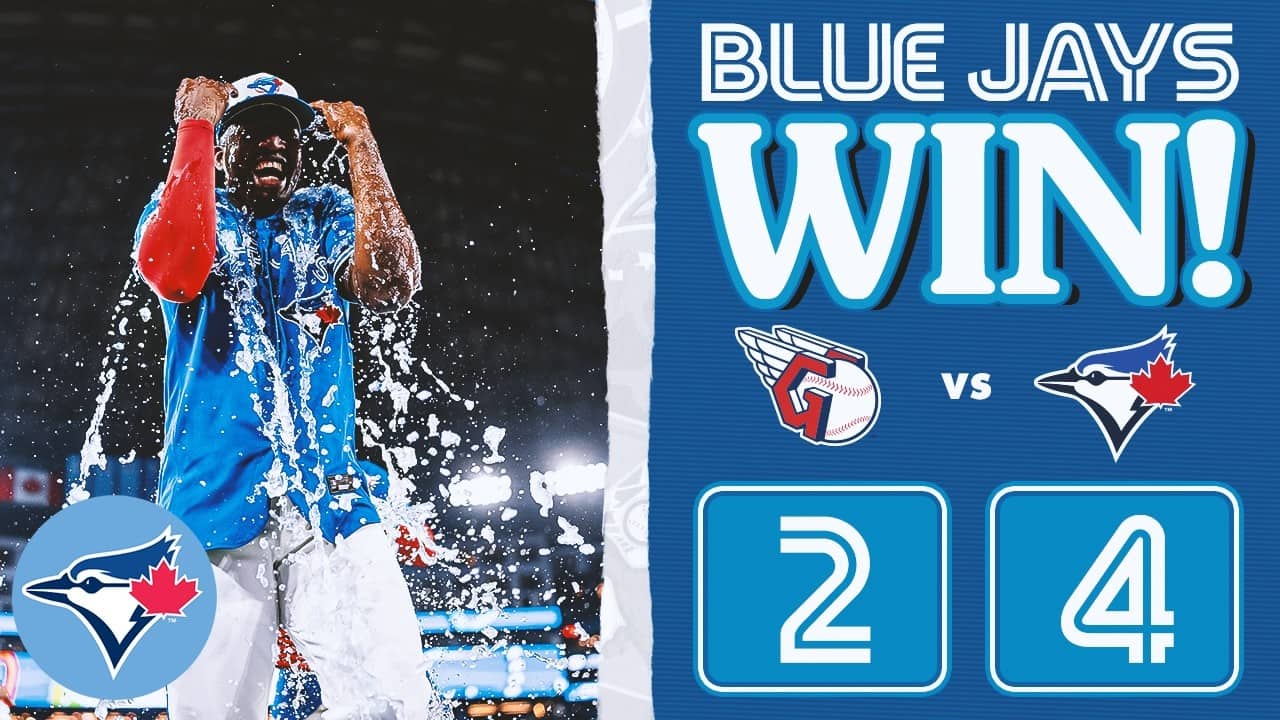 Jesús Sánchez hits go-ahead homer, Blue Jays take series against Guardians!