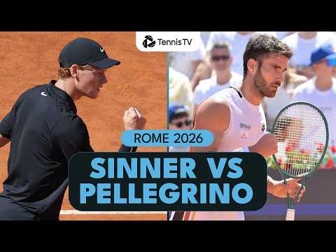 Jannik Sinner vs Andrea Pellegrino Highlights | Rome 2026