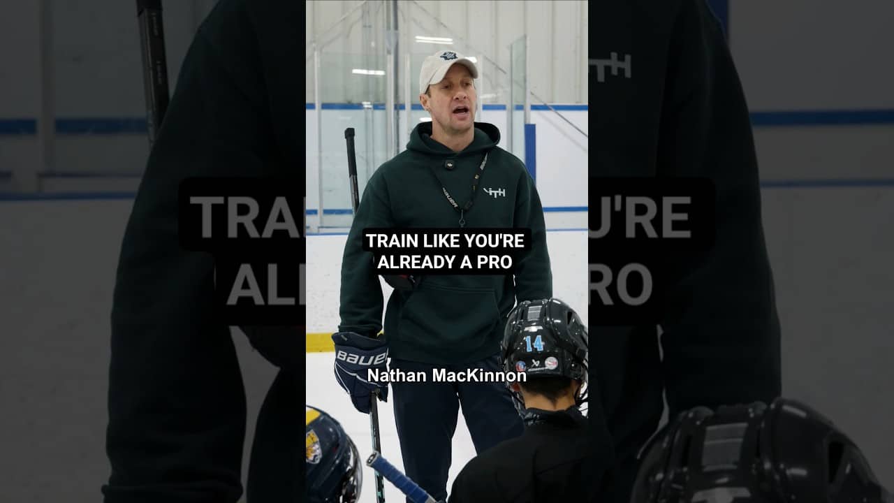 TRAIN LIKE YOU'RE ALREADY A PRO #hockeycoaching #hockeytraining