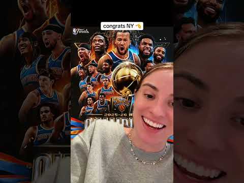 Congrats New York! (And sorry I doubted you) #nbafinals