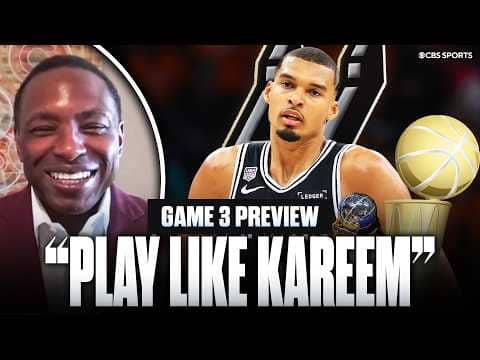 Former Spur Avery Johnson says Wemby needs to 'play like Kareem, not Durant' in Game 3 vs Knicks 👀