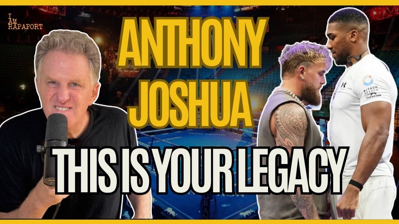 ANTHONY JOSHUA ITS ON YOU TO FINISH FAKE JAKE PAUL