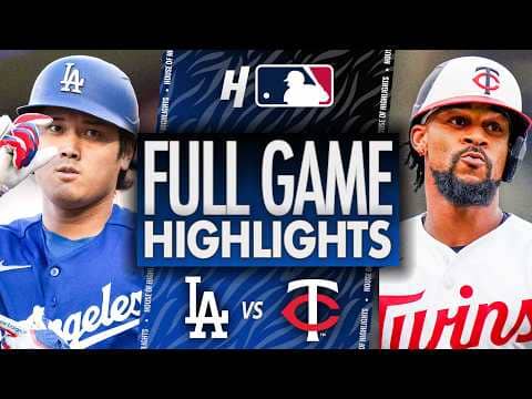Los Angeles Dodgers vs Minnesota Twins - FULL GAME HIGHLIGHTS 🔥 June 22, 2026 MLB Season