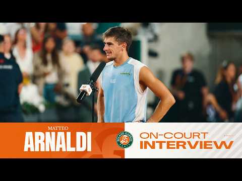 Matteo Arnaldi | Round 4 on-court Interview | Roland-Garros 2026