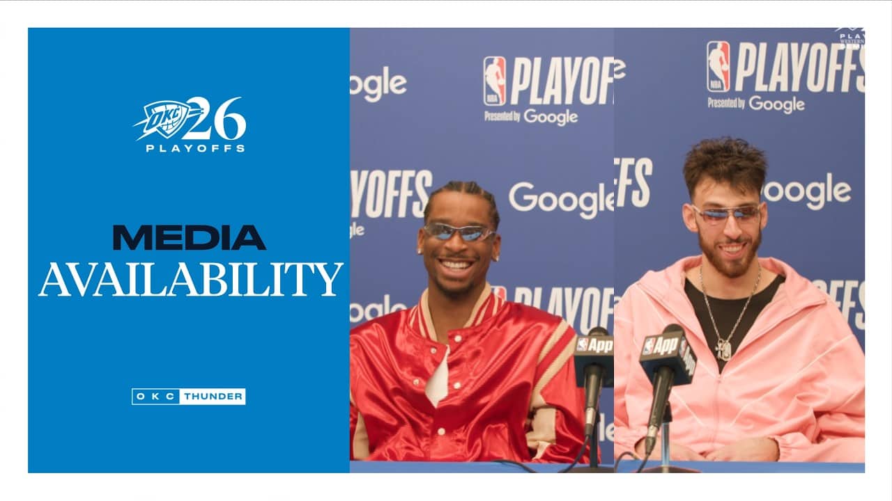 SGA and Chet Holmgren on Team's Depth | Playoffs | WCS Game 2 | Postgame Media | May 7, 2026