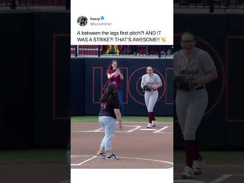 insane first pitch š²