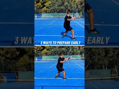 3 Different Ways To Prepare Early in Tennis 🧐