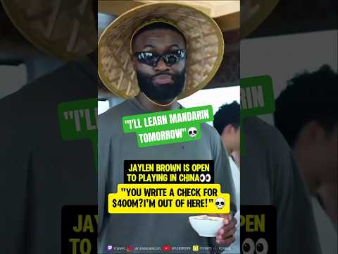 Jaylen is ready to learn Mandarin TOMORROW💀