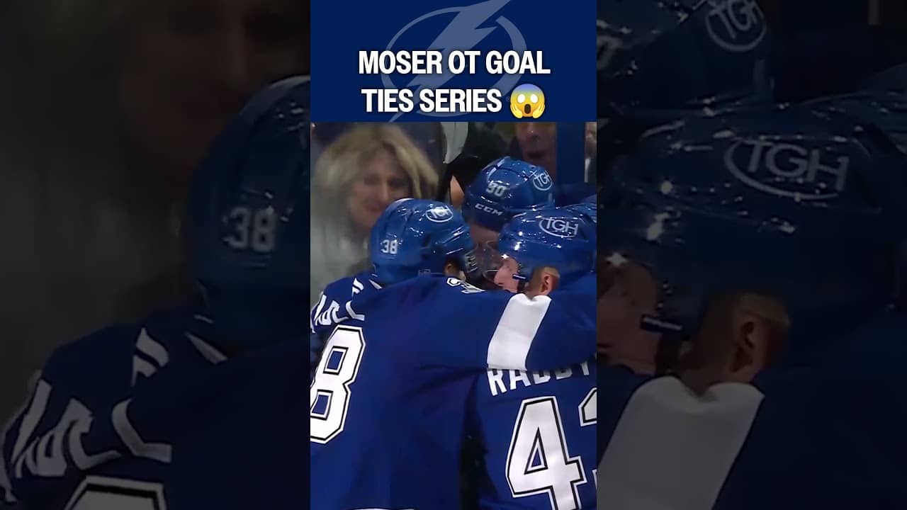 Moser Wins It in OT to Tie the Series π±π₯