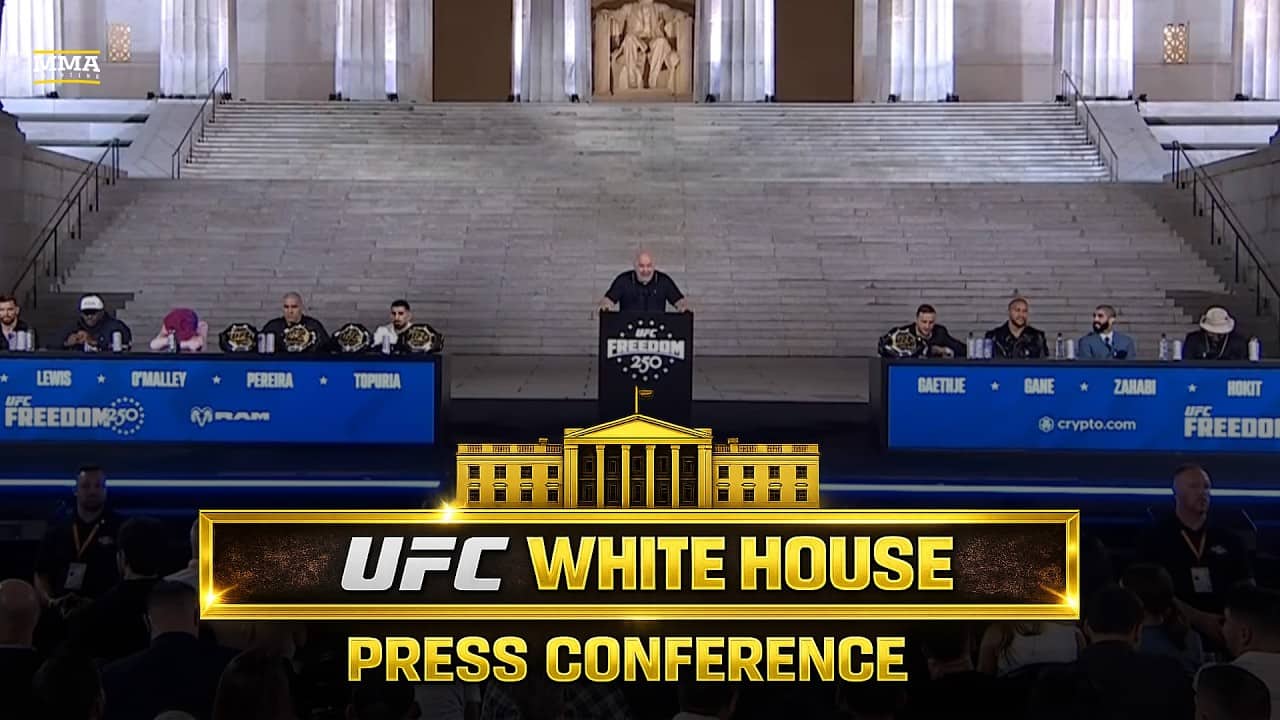 FULL UFC White House Press Conference At Lincoln Memorial - MMA Fighting