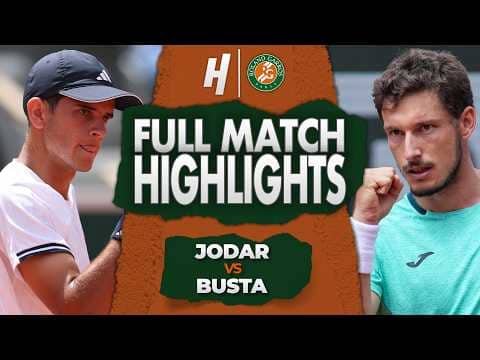 Rafael Jodar vs Pablo Carreno Busta - FULL Match Highlights | Round 4 | Roland Garros 2026