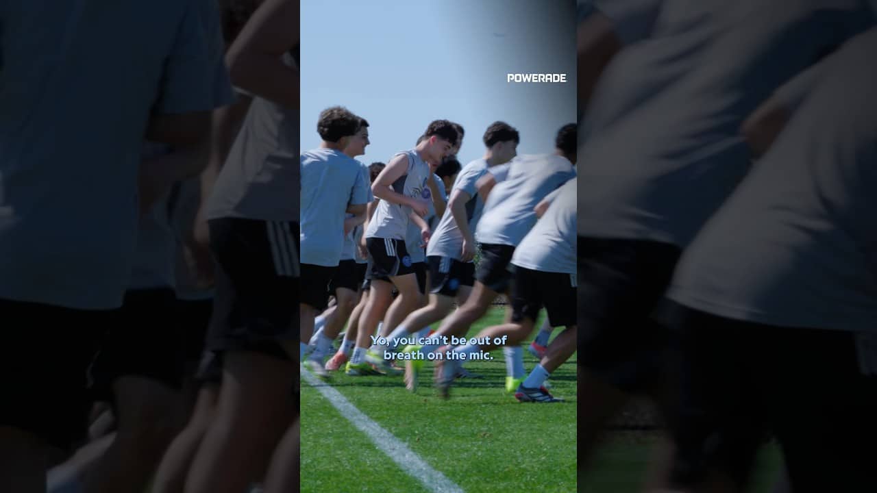 Hear it all from the training ground π€π #mlsnext #micdup #soccer @Powerade