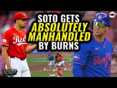 Chase Burns MANHANDLES Juan Soto