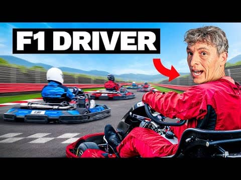 F1 Driver Goes Undercover in Amateur Kart Race
