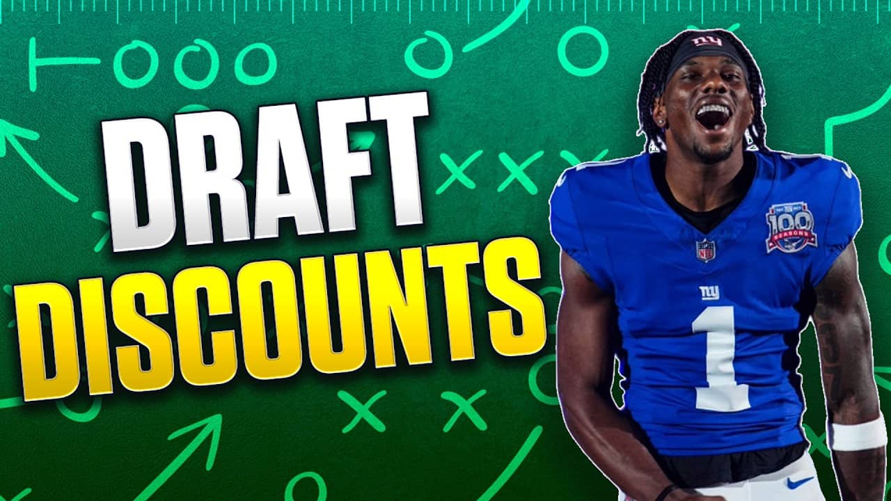 Fantasy Football Discounts! Players We're Drafting at Cheaper Prices in 2026!