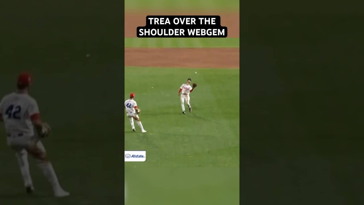 Over The Shoulder WEBGEM On Jackie Robinson Day
