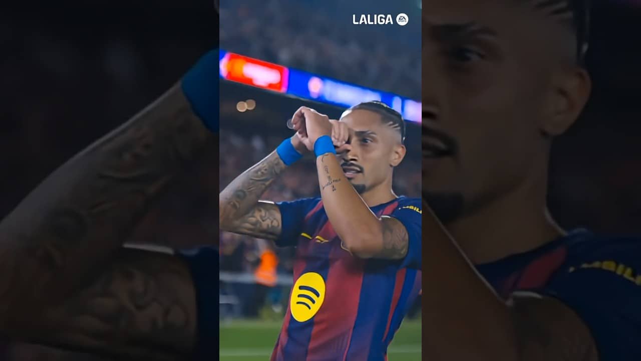 ๐ฅ๐ฎ๐ฝ๐ต๐ฎ๐ฒ๐น ๐๐ถ๐ฎ๐ ๐๐ฒ๐น๐น๐ผ๐น๐ถ ๐ญ #LaLigaHighlights #shorts #raphinha