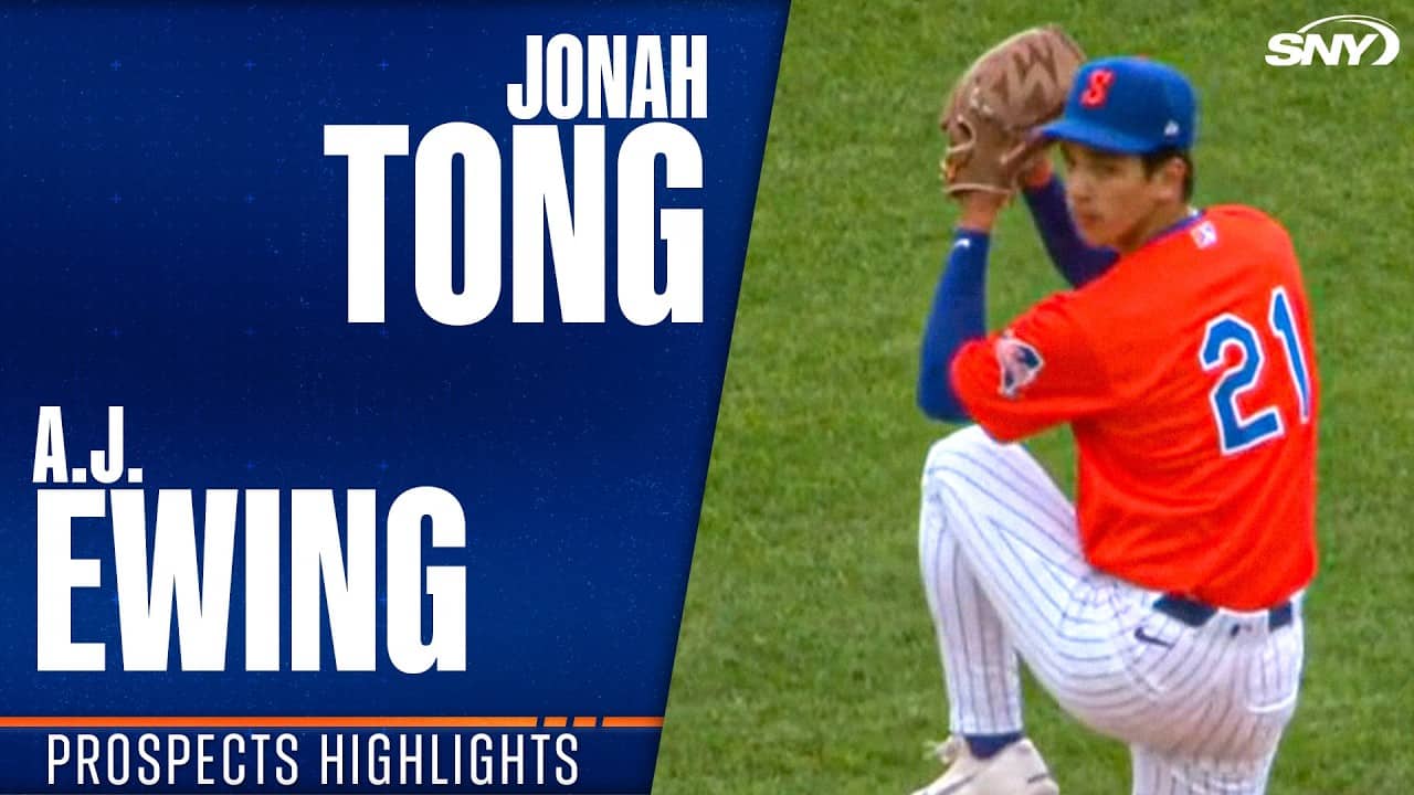 Jonah Tong, A.J. Ewing | Mets Prospects Highlights