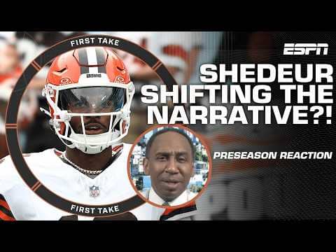 SHIFTING THE NARRATIVE?! 👀 Stephen A. says Shedeur Sanders deserves more RECOGNITION 🗣️ | First Take