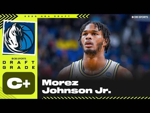 Morez Johnson Jr. selected No. 9 overall by Mavericks | 2026 NBA Draft Grades & Instant Reaction